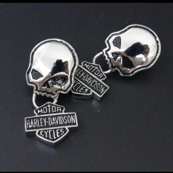 Harley-Davidson Jewelry - Limited! HD Skull Earrings